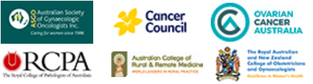 Cancer Council, RCPA, Ovarian Cancer Australia Logos